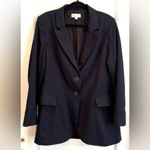 Casual Navy Blue Blazer L